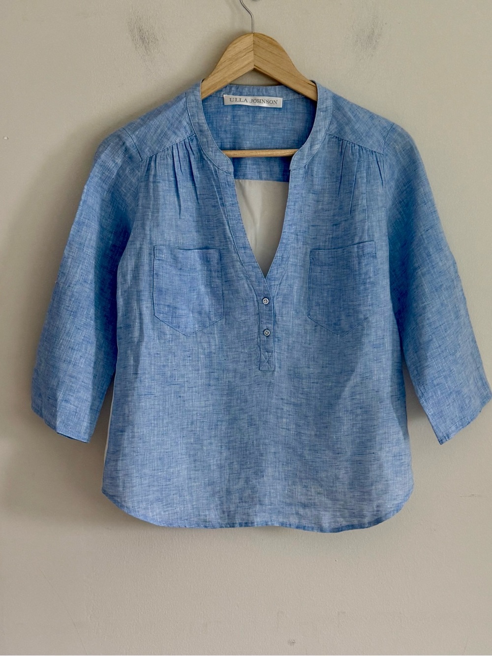 Ulla Johnson Linen and Silk Blend Top size 2